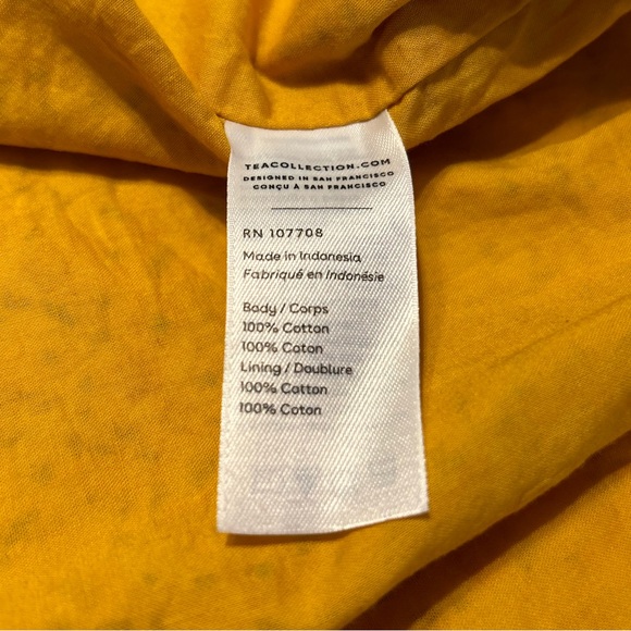 Tea Collection Yellow Floral Rope Belted Skirt - Picture 6 of 6